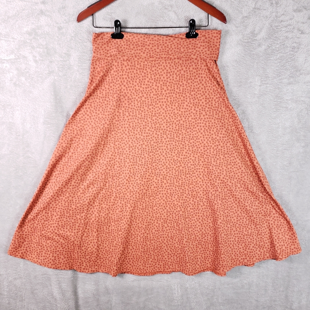 Patagonia Orange Midi Skirt